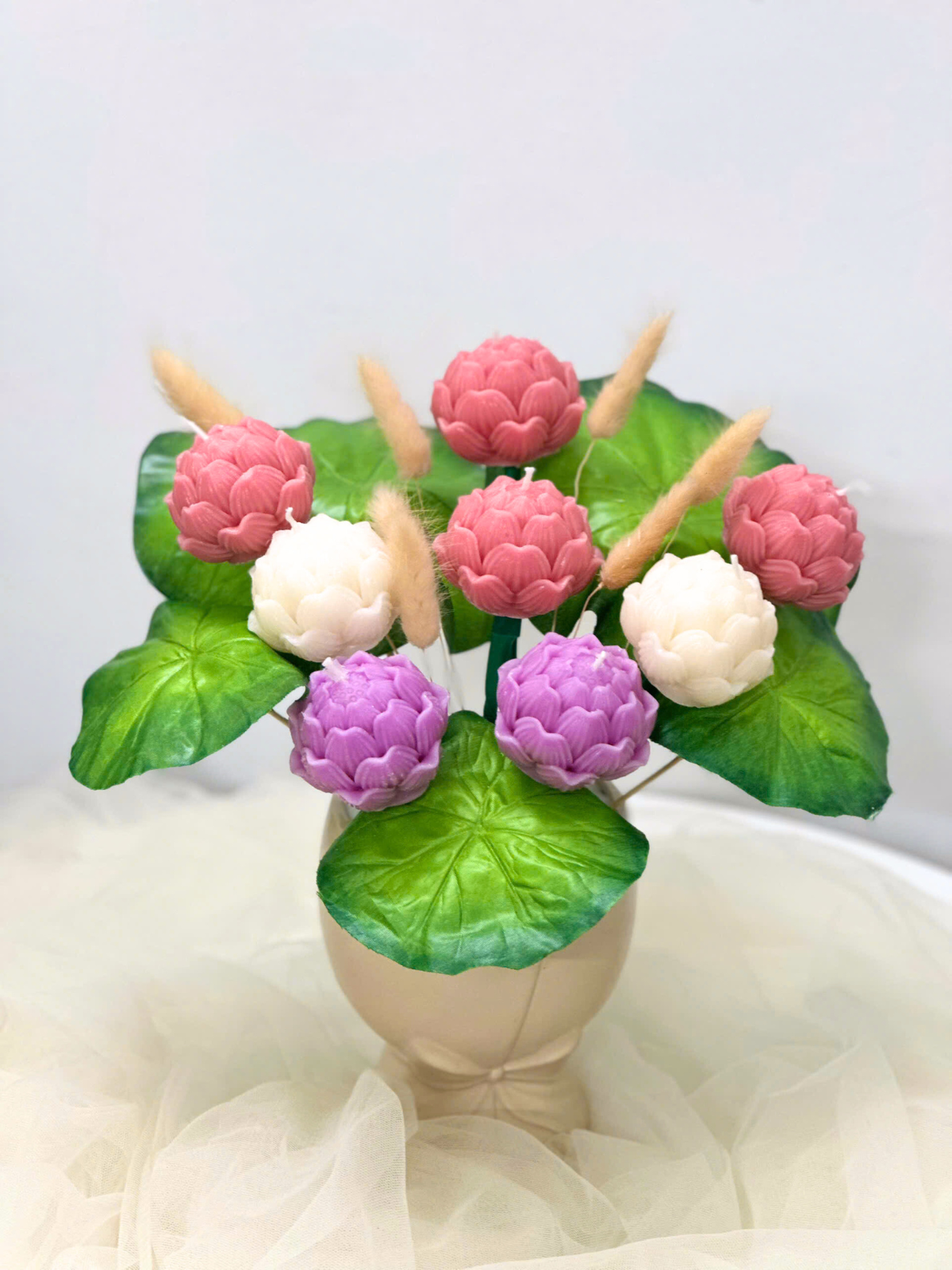 Nến thơm Bình Hoa Sen JN Candle