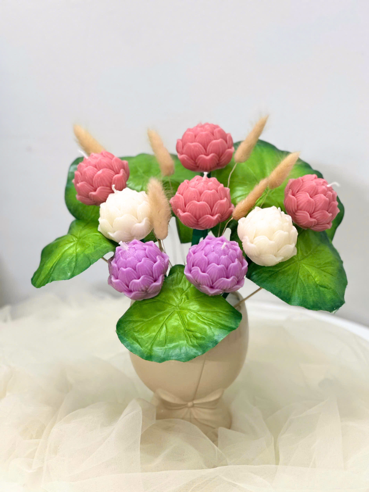 Nến thơm Bình Hoa Sen JN Candle 2 124