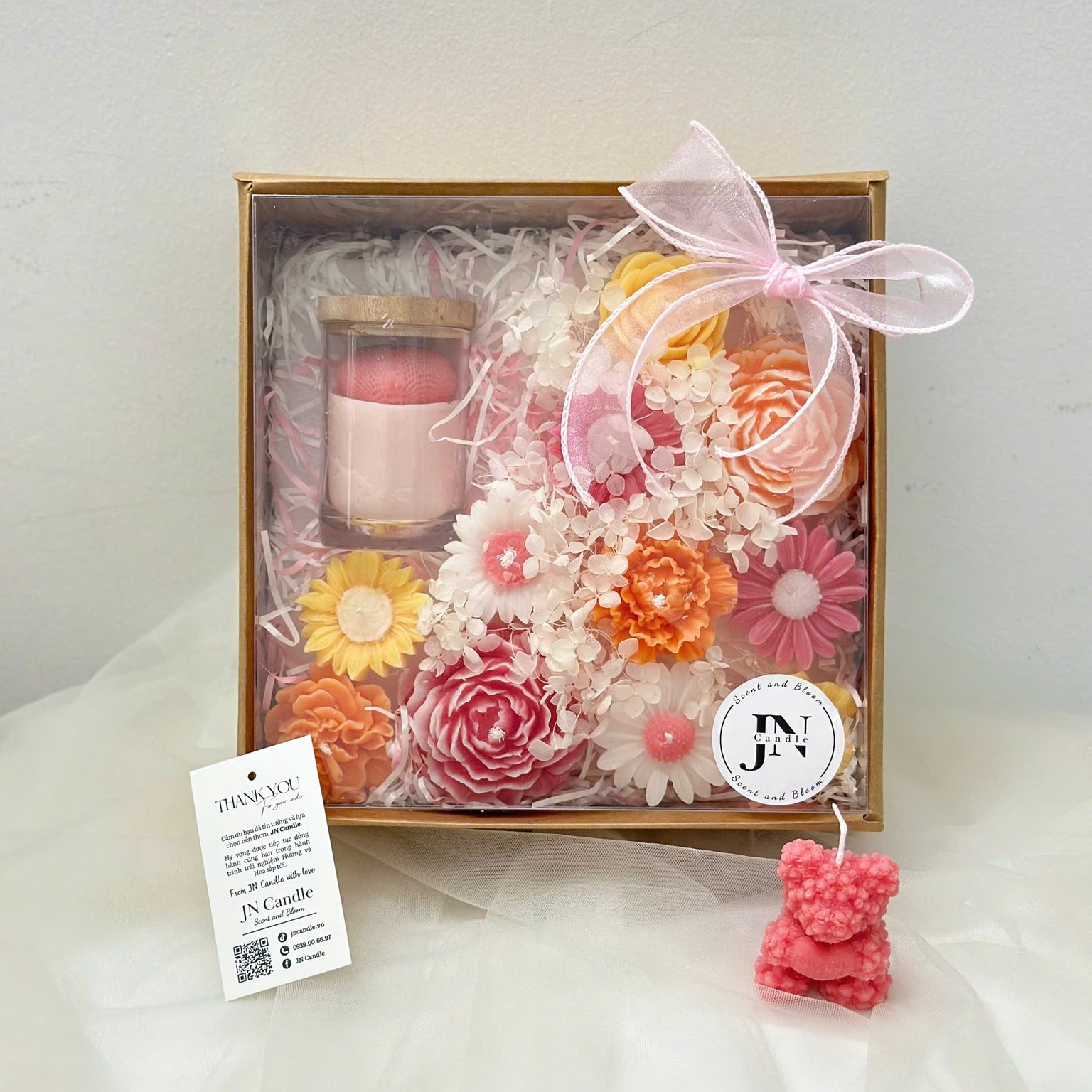 HỘP QUÀ NẾN THƠM - JN CANDLE - QUÀ TẶNG SINH NHẬT, CÁC DỊP LỄ