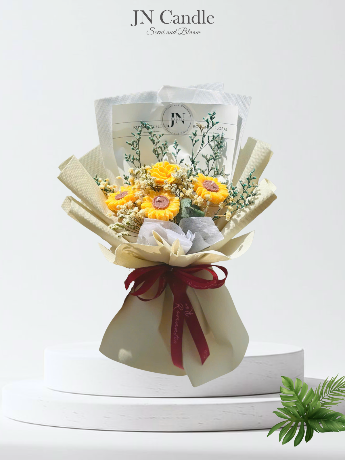 BÓ HOA NẾN THƠM - JN CANDLE - QUÀ TẶNG TỐT NGHIỆP, SINH NHẬT