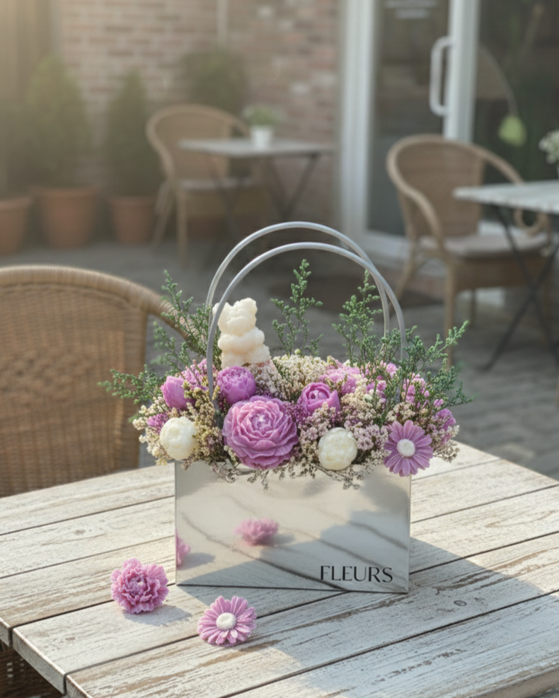 Giỏ Hoa Nến Thơm Handmade JUST JN CANDLE - Quà Cho Người Thân Yêu, Bạn Bè & Đồng Nghiệp 49