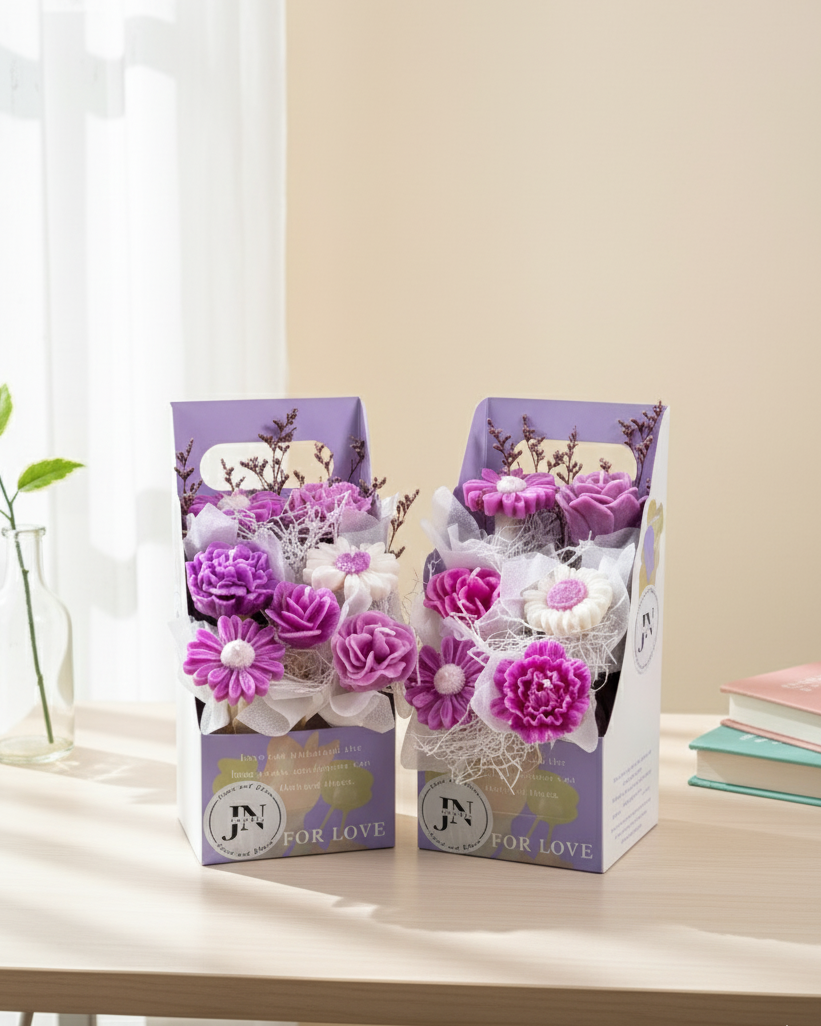 Giỏ Hoa Nến Thơm Hộp Love Handmade JN CANDLE- Sang Trọng, Tinh Tế, Thơm Ngát 52 Gemini Generated Image kjzkaakjzkaakjzk