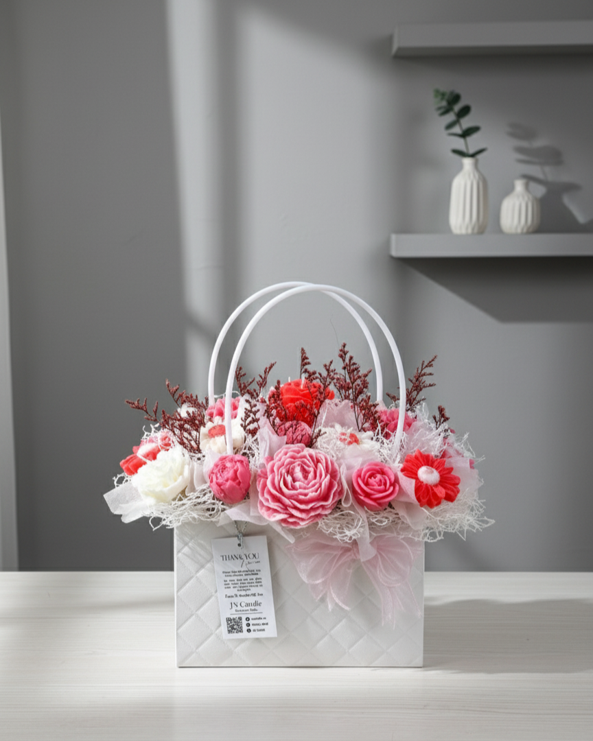 Giỏ Hoa Nến Thơm Handmade JUST JN CANDLE - Quà Cho Người Thân Yêu, Bạn Bè & Đồng Nghiệp 54
