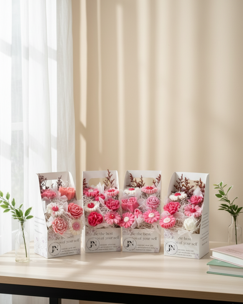 Giỏ Hoa Nến Thơm Hộp Love Handmade JN CANDLE- Sang Trọng, Tinh Tế, Thơm Ngát 49 Gemini Generated Image ybrzk0ybrzk0ybrz