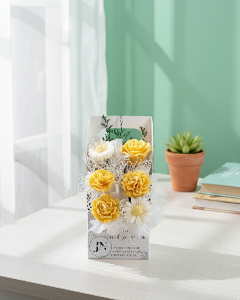 Giỏ Hoa Nến Thơm Hộp Love Handmade JN CANDLE- Sang Trọng, Tinh Tế, Thơm Ngát 46 Gemini Generated Image zif1aqzif1aqzif1