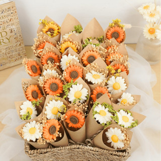 Bó hoa cúc/ hướng dương JN Candle