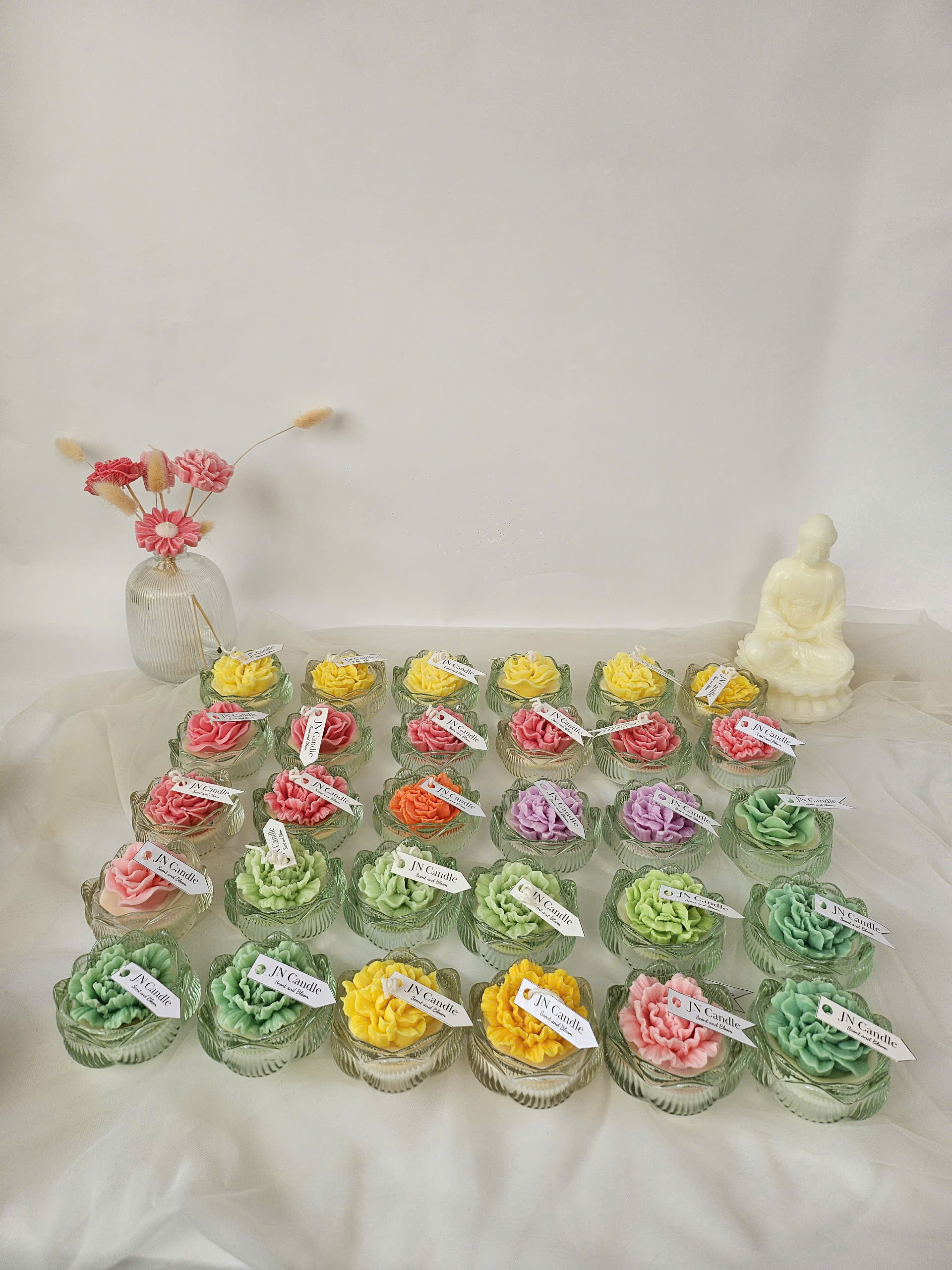 Nến ly hoa sen JN Candle