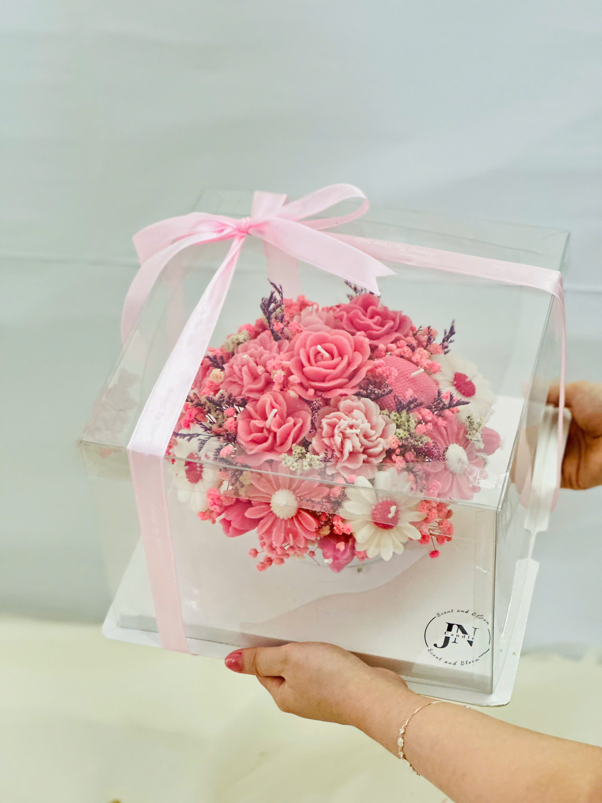 Nến Thơm Hộp Quà Bánh Sinh Nhật JN Candle